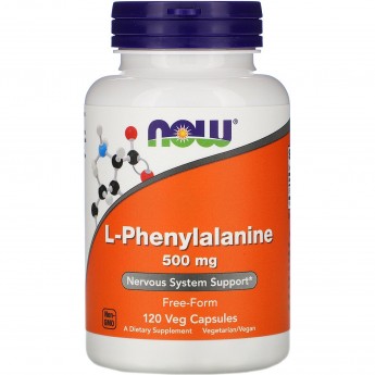 Аминокислота NOW FOODS L-PHENYLALANINE, 500мг, 120 капсул