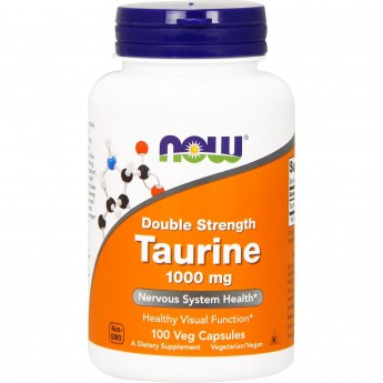 Аминокислота NOW FOODS Taurine активатор, 1000 мг, 100 капсул Аминокислота NOW FOODS Taurine активатор, 1000 мг, 100 капсул