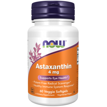Антиоксиданты NOW FOODS ASTAXANTHIN 4 мг, 90 капсул Антиоксиданты NOW FOODS ASTAXANTHIN 4 мг, 90 капсул