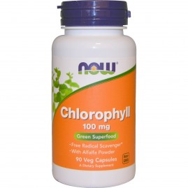 Биологически активная добавка NOW FOODS CHLOROPHYLL (Хлорофилл), 100 мг - 90 капсул