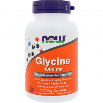 Глицин NOW FOODS GLYCINE, 1000 мг Глицин NOW FOODS GLYCINE, 1000 мг