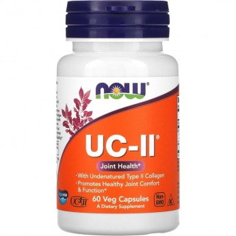 Коллаген NOW UC-II, 40 мг, 60 капсул Коллаген NOW UC-II, 40 мг, 60 капсул