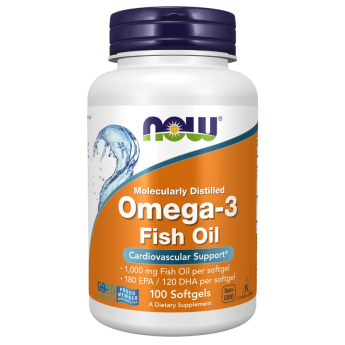 Омега NOW FOODS OMEGA-3 1000mg 100 капсул Омега NOW FOODS OMEGA-3 1000mg 100 капсул