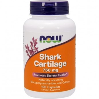 Витамины для суставов NOW FOODS SHARK CARTILAGE, 750 мг - 100 капсул Витамины для суставов NOW FOODS SHARK CARTILAGE, 750 мг - 100 капсул